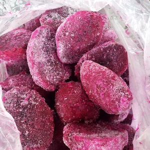 Rebanadas de fruta de dragón congelada de calidad superior Vietnam fruta tropical natural saludable para batidos postres proceso IQF a granel - Product Image 2