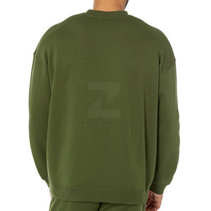 Sudaderas de hombre mezcladas de algodón básico de etiqueta privada-Estilo casual de invierno transpirable de alta calidad con logotipo personalizado - Product Image 2