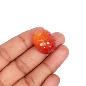 หินอัญมณีแกะสลัก97cts 2ชิ้นสำหรับทำเครื่องประดับหินอัญมณีสีส้มคาร์เนเลี่ยน - Product Image 6