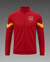 Grosir OEM Jersey Latihan Sepak Bola Lengan Panjang 100% Poliester, Seragam Tim Sepak Bola, Bernapas, Cepat Kering, Logo Custom
