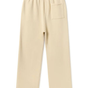 กางเกงสเวตเตอร์ผ้าฟลีซสำหรับผู้ชายกางเกงเอวยางยืดสีพื้นกางเกงขากระบอกสไตล์ใหม่ล่าสุด - Product Image 2