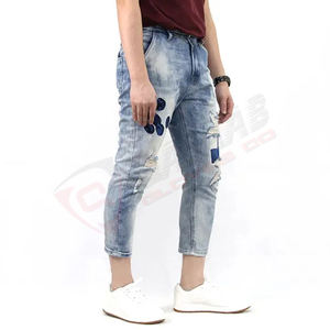 Personnalisation-Broderie Mode Coton-Extérieur Nouveau Style Denim Jeans Long-Court Pantalon Meilleure Qualité Homme Jeans Pantalon Pour Hommes - Product Image 2