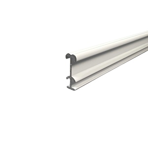 Ensemble de rails de draperie FlexiCurve au design moderne avec cordons métalliques assortis - Product Image 1