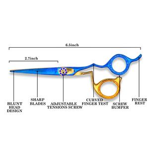 กรรไกรตัดผมขอบมีดโกนผมทนทานทนทานดีไซน์ไม่เหมือนใคร - Product Image 2