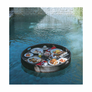 Bandejas flotantes para la perfección del picnic: mantén los bocadillos, bebidas a flote con estas bandejas de moda para días de playa o vibraciones de viaje costero - Product Image 5