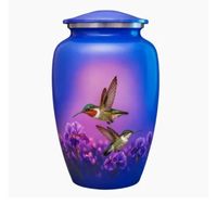 Magnifique urne funéraire en aluminium sur le thème du cerf, écologique, personnalisable, pour animaux de compagnie, fournitures funéraires commémoratives