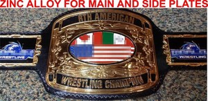 Cinturón de Campeonato de Lucha Libre Personalizado con Logotipo en Placa Dorada, Espacio para Personalización, Equipo Deportivo, Cinturón de Título de Campeón Grabado Personalizado - Product Image 2