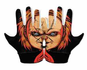 Hot Sale Custom Designed American Football <b>Gloves</b> Lightweight with Improved Grip and Stretchy Sticky Sports <b>Gloves</b> Features - Product Image 1