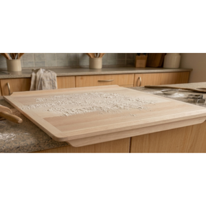 XL Poplar Wood Pastry <b>Board</b> 80x60cm Ledge Dough Rolling <b>Board</b> Pizza Bread Custom OEM - Product Image 2