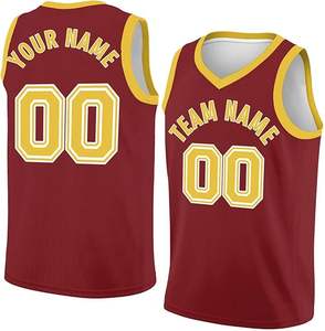 Camisetas de baloncesto transpirables con bordado de impresión por sublimación para clubes y deportes competitivos-para el verano - Product Image 6