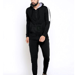 Survêtements d'hiver pour hommes sur mesure OEM, fabriqués en usine, grandes tailles, motif uni, 100 % coton, respirants, légers, design sans couture, pas chers - Product Image 1