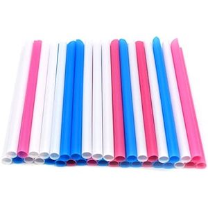 TIEN DUC PLASTIC Pailles à boire en plastique colorées minimalistes, longueur 200 mm, diamètre 8 mm - Product Image 3