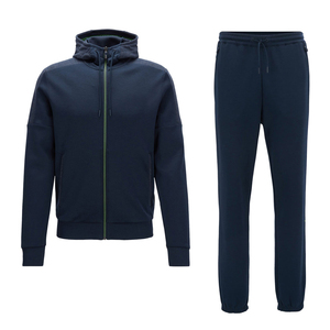 Conjunto de chándal de terciopelo personalizado OEM para hombre, traje de jogging estampado de nailon con cremallera de dos piezas, Diseña tu propio chándal para chándal - Product Image 4