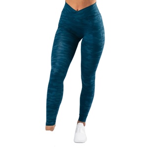 Women Casual Compression Workout Leggings Moisture Wicking Breathable Stretch Running Yoga High Elastic Gym Training OEM - Product Image 1