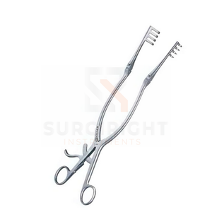 Adson ที่ดึงรั้งเข็มสแตนเลสสตีลแบบใช้ซ้ำได้, ที่ใส่เข็มสำหรับผ่าตัดแบบแมนนวลใช้ซ้ำได้เครื่องมือที่มีความสูง - Product Image 6