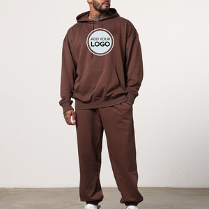 Men 's Women Couple Casual Tracksuit Hooded Full Zip <b>Elastic</b> <b>Waistband</b> Sweatsuit Set - Product Image 6