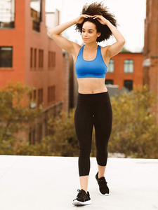 Leggings de compresión transpirables de talla grande para mujer, ropa de entrenamiento al por mayor con logotipo frontal - Product Image 4