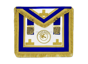 Premium <b>Craft</b> Provincial Apron Hand Embroidered Masonic Regalia Bullion <b>Wire</b> High Quality Custom Wholesale Supplier - Product Image 2