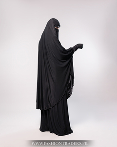Vêtement islamique modeste deux pièces pour femmes musulmanes, en polyester respirant et léger, fabriqué en usine, de haute qualité, long - Product Image 3