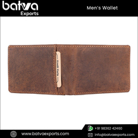 Dompet Kulit Hunter Premium Kualitas Terbaik Pria Pendek Lapisan Katun Perlindungan RFID Asli Tipis Fitur Grosir