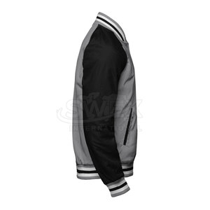 High Quality Latest Design <b>Men</b> Zipper Letterman Winter <b>Jacket</b> Breathable Custom Size Zipper Letterman Winter <b>Jacket</b> For <b>Men</b> - Product Image 4