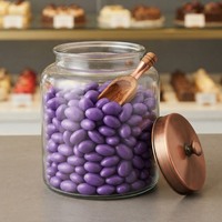 Dragées d'amandes enrobées de chocolat violet en vrac 1kg+ Couleurs pastel et vives assorties Dragées d'amandes en gros Confiserie