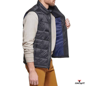 Gilets matelassés réversibles pour hommes, confortables et décontractés, imperméables et respirants, tailles personnalisables et service OEM - Product Image 3