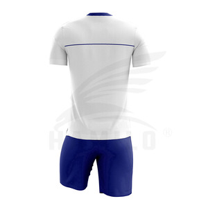 Uniforme de football pour hommes 100% polyester pas cher, best-seller 2024, nouveau design, col en V, séchage rapide, nom d'équipe personnalisé, HAMILO SPORTS - Product Image 4