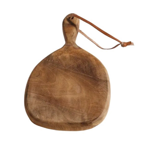 Tabla de cortar de madera de excelente diseño y aspecto con asa para el hogar, hotel y restaurante, para picar verduras y carne - Product Image 3