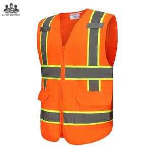 Industrial <b>Reflective</b> Protective Vest | Breathable Waterproof <b>Fabric</b> | High Visibility | Utility Workwear | Bulk Order Supply - Product Image 2