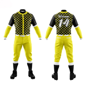 Uniforme de Béisbol de Alta Calidad 100%, Transpirable, Precio al por Mayor, Nuevo Diseño en Venta / Uniforme de Béisbol Recién Llegado - Product Image 1
