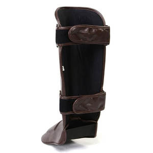 Espinilleras de piel auténtica de vaca personalizadas profesionales al por mayor equipo de seguridad para adultos jugadores de boxeo protección cálida - Product Image 3