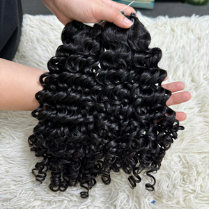Le génie invisible du Vietnam pour femmes Sexy Straight Deep Curly Wave Styles Machine Double Weft Remy Human Chemical Processing Aucun - Product Image 5