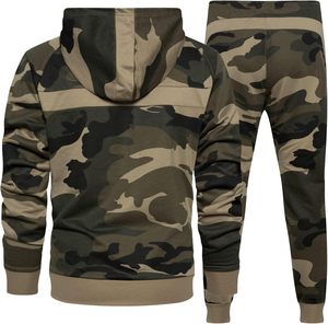 Chándal con Logotipo Personalizado al por Mayor, Nuevo Diseño, Crea Tu Propio Chándal Deportivo de Poliéster Estilo Camuflaje para Hombre, Conjuntos Deportivos para Correr - Product Image 2