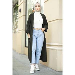 Cardigan tricoté Kaki - Product Image 1