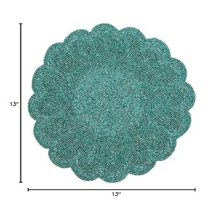 Napperon de table professionnel style vintage, perlé massif, design personnalisé, fait main, écologique, durable, pour mariage et usage domestique, Meilleure vente - Product Image 4