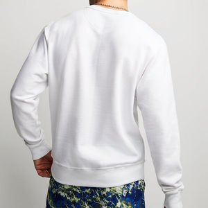 Sudaderas cómodas blandidas de algodón de alta calidad, sudadera holgada superior, sudadera básica de cuello redondo - Product Image 3