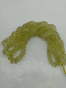 Perles de quartz citron allemandes, facettées, forme ronde, 8-11 mm, perles de quartz citron jaune naturel pour la fabrication de bijoux d'été, artisanat - Product Image 3