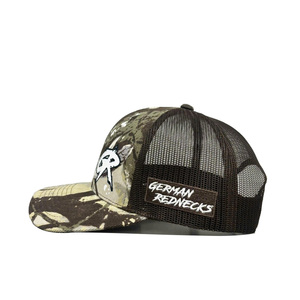 Sombreros de camionero estilo LeafCamo de impresión de alta calidad, gorra de camionero POLY con logotipo personalizado gorra de caza al aire libre ajustable en Vietnam - Product Image 2