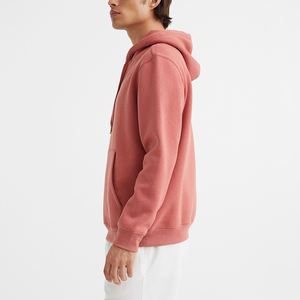 Sweat à capuche surdimensionné pour homme en coton 100% avec doublure en satin de soie, logo personnalisé, manches longues, sweat à capuche d'hiver pour homme - Product Image 3