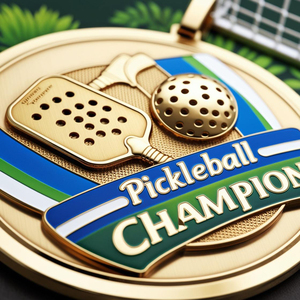 Medallas de Pickleball de aluminio recubiertas de metal duradero para premios de liga local Precios directos del fabricante - Product Image 6