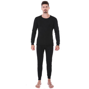 Offre Spéciale Longjohns thermique pour hommes extensible confort ajustement chaud respirant coton/fibre de bambou conception personnalisable pour les jours froids - Product Image 3