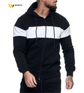 Sweats à capuche de haute qualité pour hommes Streetwear de sport personnalisé Panneau solide Design Nouvelle fermeture éclair Polaire de meilleure qualité pour la mode hivernale - Product Image 6