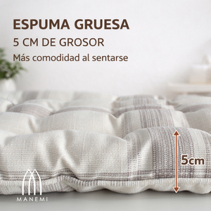 Cuscino per panca da interno/esterno con copertura a cerniera e imbottitura in fibra cava, comodo materassino e cuscino da esterno - Product Image 3