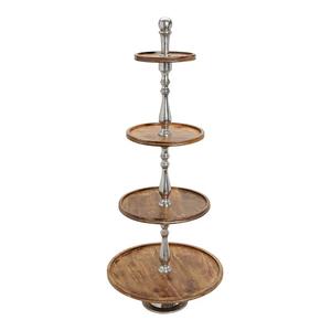 Label privé support à gâteau en aluminium de la meilleure qualité pour les boulangeries, les restaurants et les hôtels avec une conception élégante de présentation de gâteau - Product Image 6