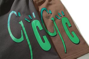 Short de jogging d'été unisexe en coton pour hommes, taille moyenne, longueur au genou, logo personnalisé, couleur unie, vente en gros, short de sport - Product Image 5