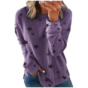Nueva sudadera de otoño e invierno para mujer, Camiseta holgada de manga larga de gran tamaño, Tops estampados para mujer - Product Image 2
