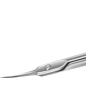 Tijeras de manicura súper delgadas profesionales con hoja curvada extra fina Tijeras de precisión para cutículas y cutículas - Product Image 1