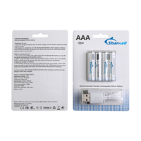 Sharxell Batterie rechargeable au lithium de haute qualité 1.5v usb AA-a avec port de type c pour serrure de porte intelligente