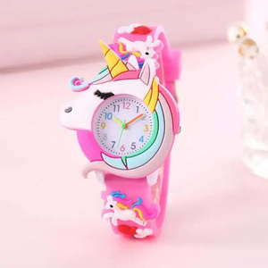 นาฬิกายูนิคอร์นสำหรับเด็ก ทำจากพลาสติกที่ทนทาน - Product Image 5